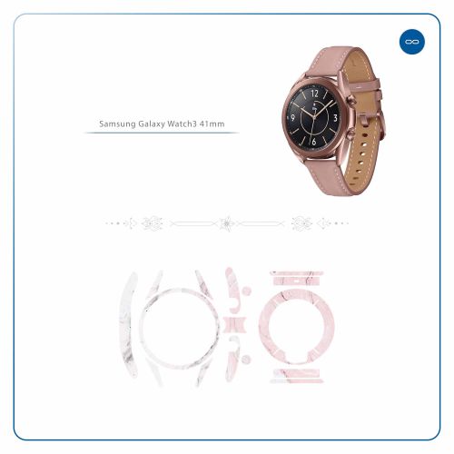 Samsung_Watch3 41mm_Blanco_Pink_Marble_2